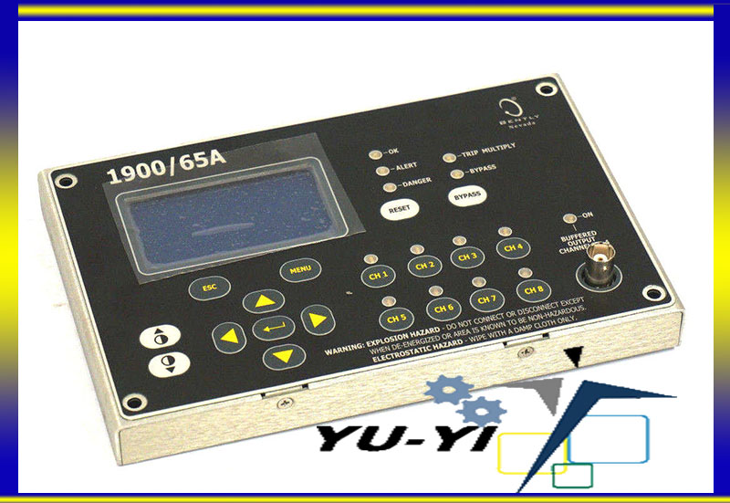 BENTLY NEVADA 16769902 GENERAL PURPOSE EQUIPMENT MONITOR 1900 65A